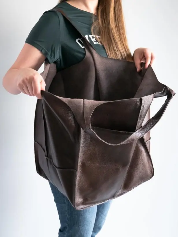 Maxine Tote - PU Leather Beach Bag