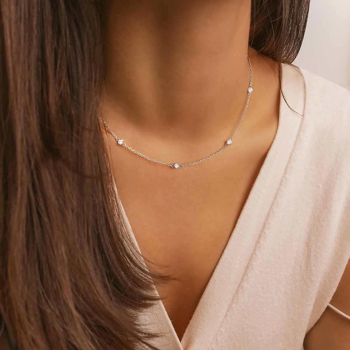 Elara - Zirconia Necklace for Women