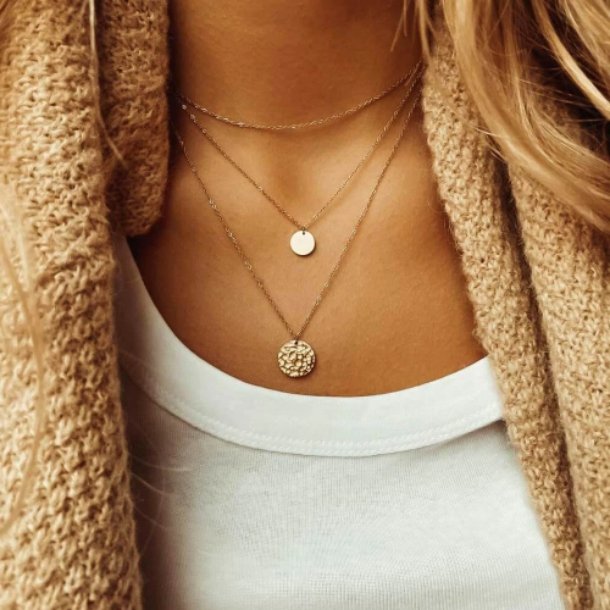 Aurora Layered Necklace — Sterling Silver