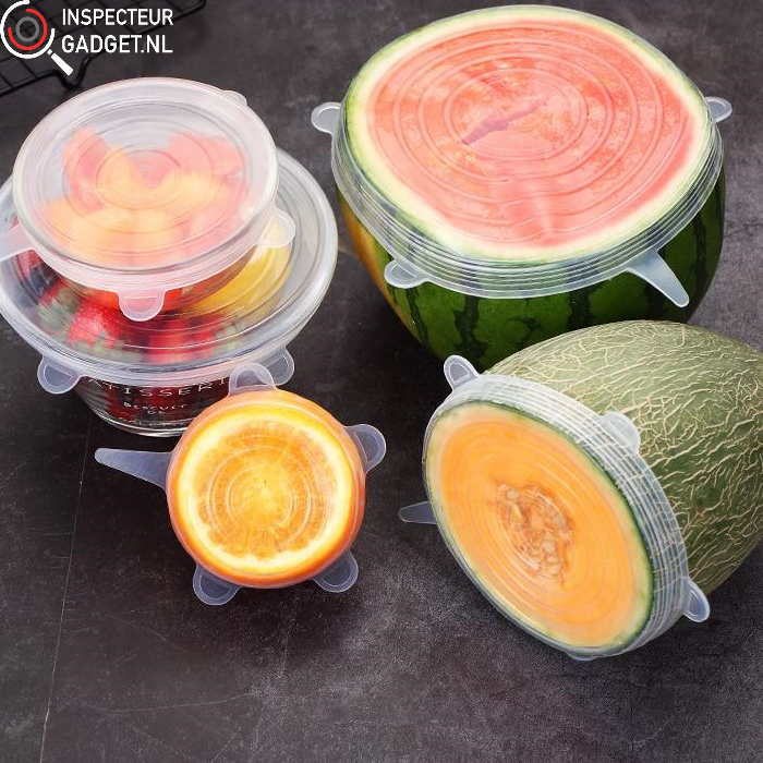 Silicone Food Covers - Reusable Stretch Lids Set