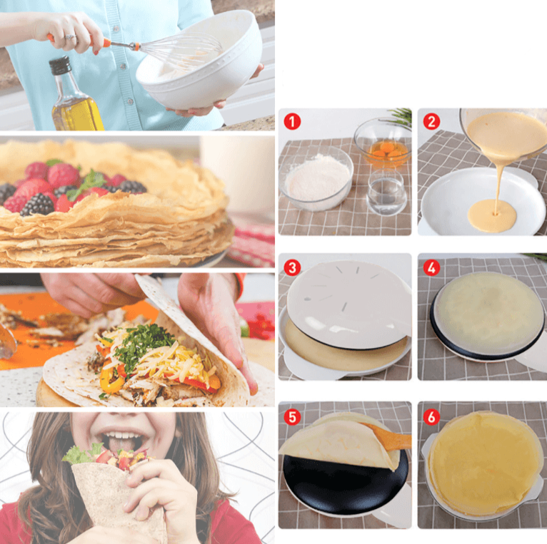 CrepeMaster - Electric Crepe & Pancake Maker