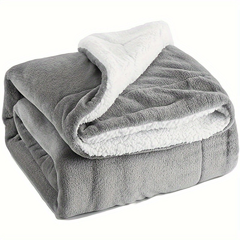 Chic Sherpa Fleece Blanket - Optimal Comfort
