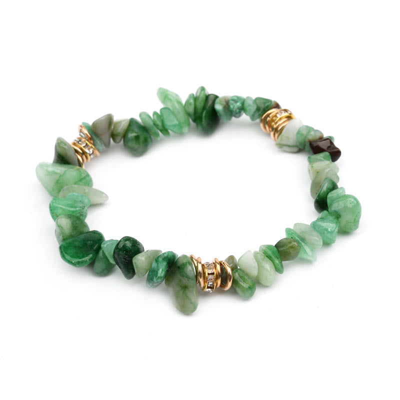 Natural Stone - Crystal Bead Bracelet