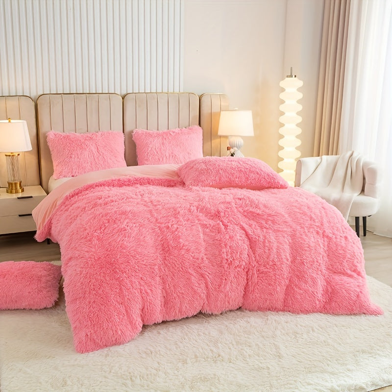 Ultra-Soft Plush Duvet Cover Set - Zipped