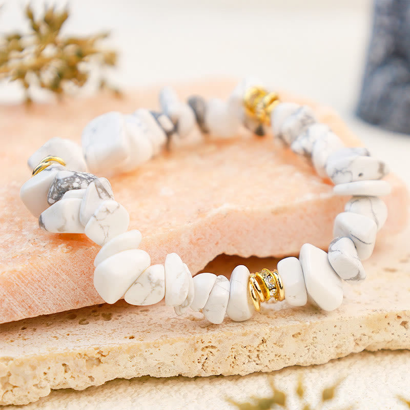 Natural Stone - Crystal Bead Bracelet