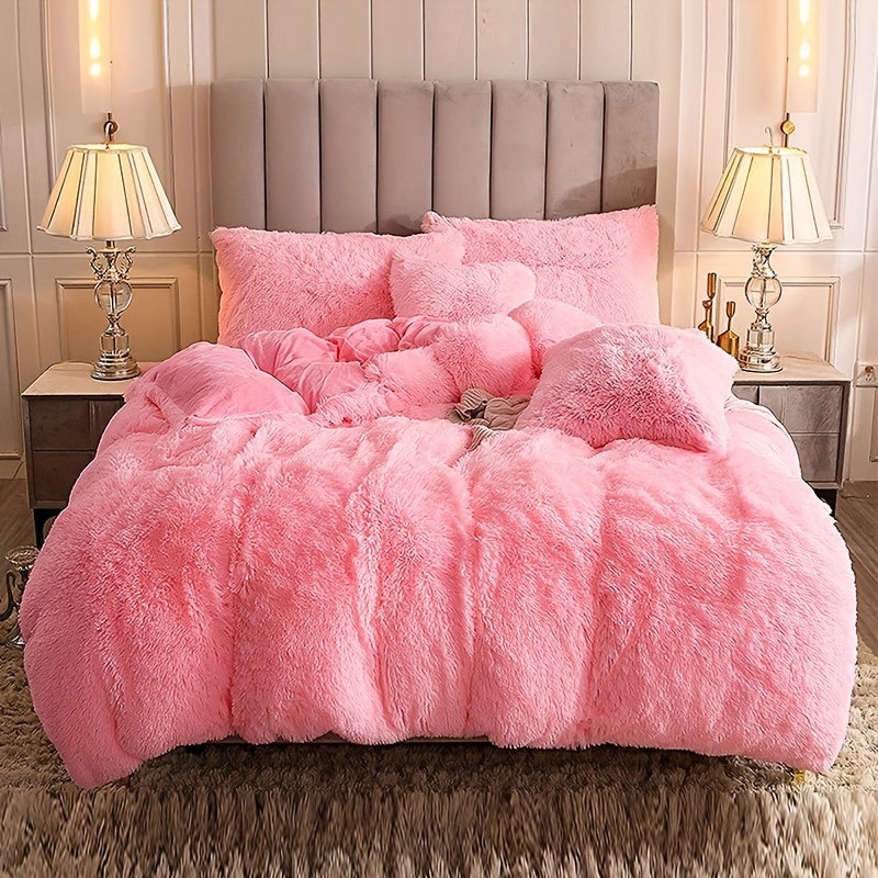 Ultra-Soft Plush Duvet Cover Set - Zipped