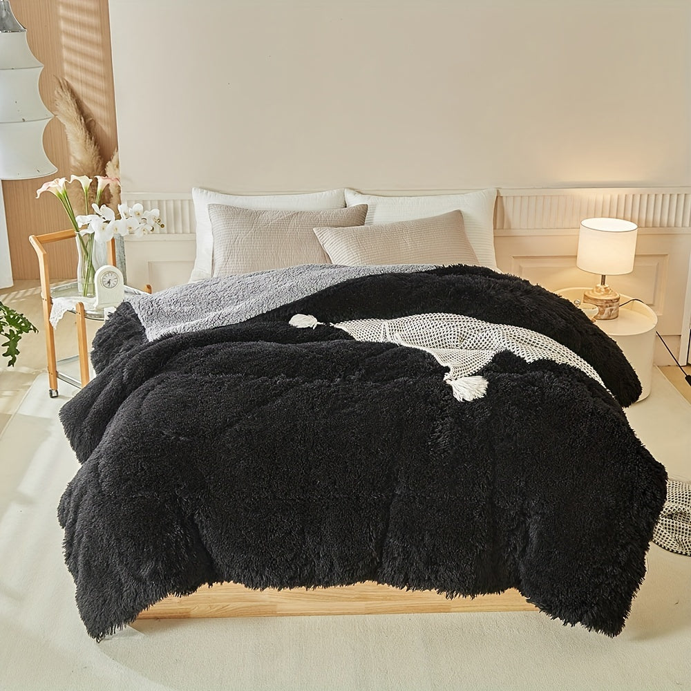 Thick Lambswool Blanket - Warm & Elegant