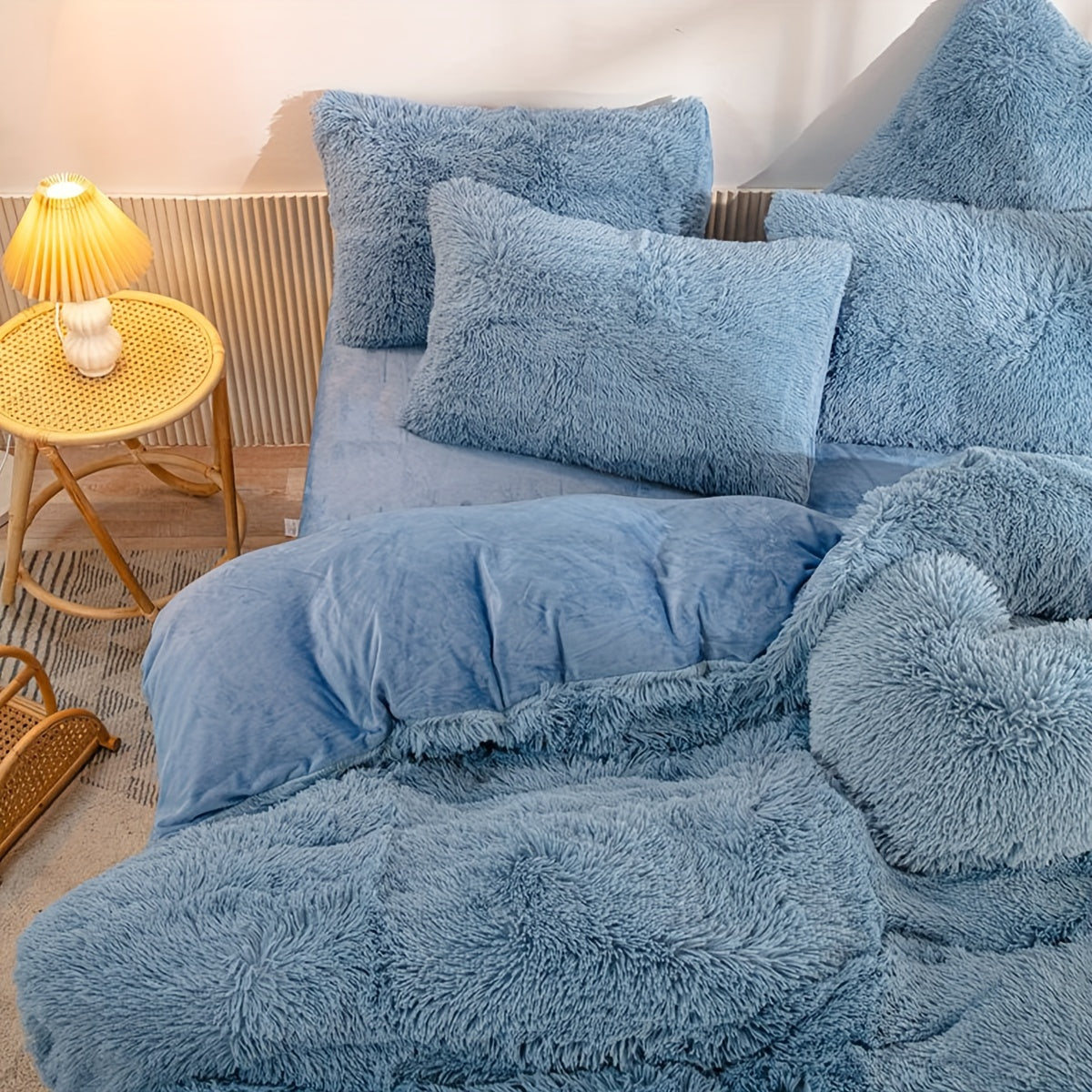 Luxe Velvet Duvet Cover Set - Soft Comfort