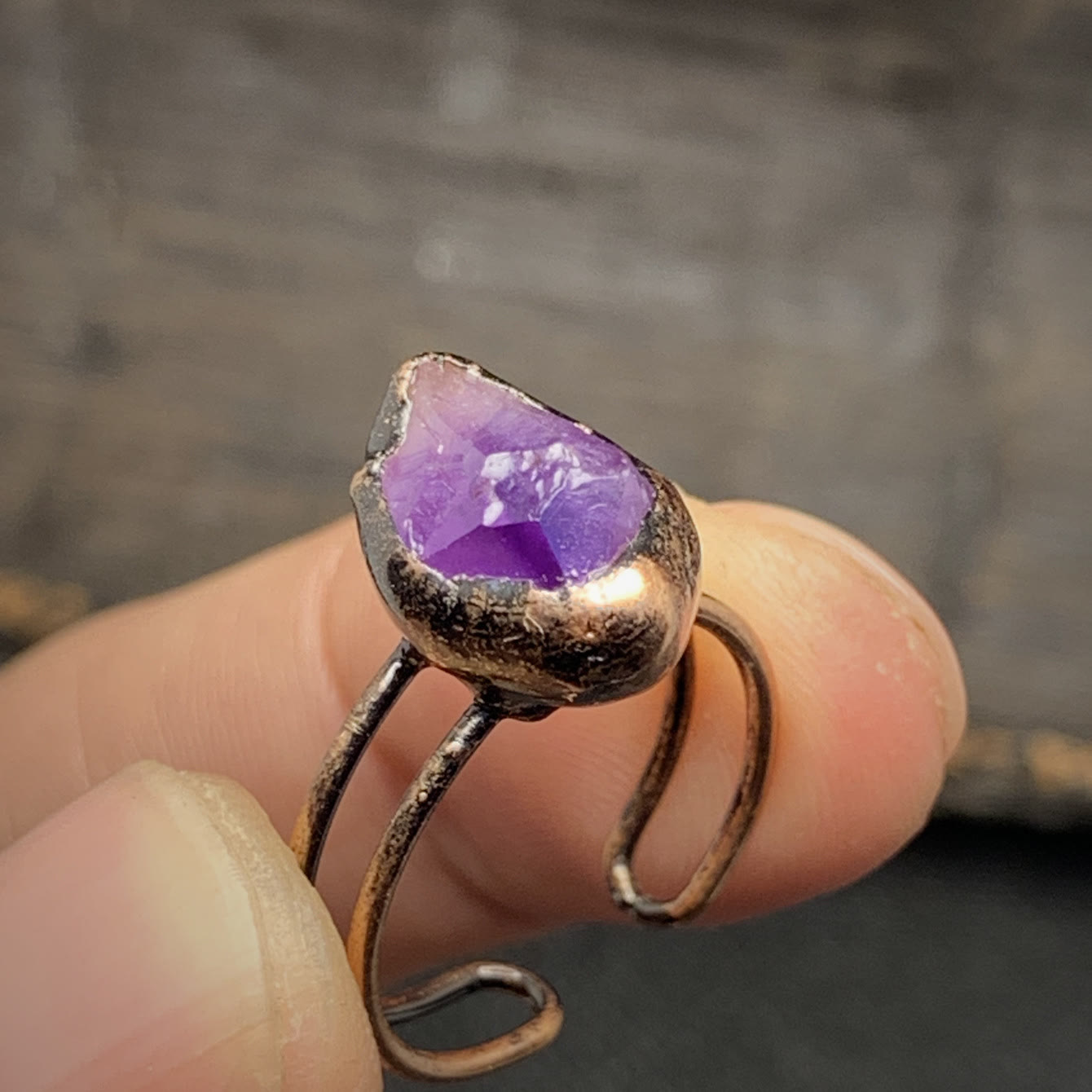 Selina - Natural Raw Birthstone Ring for Women
