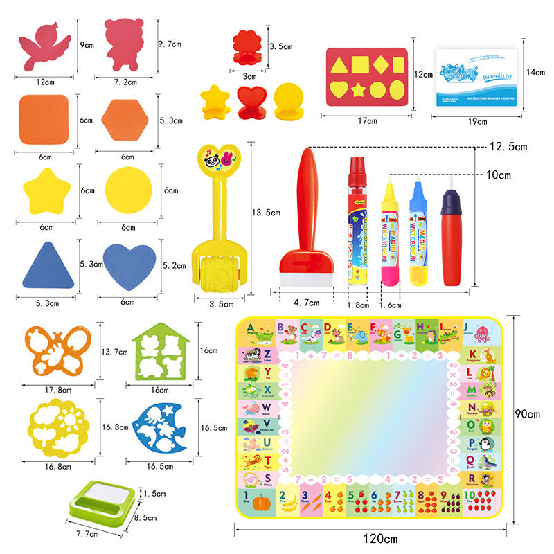 WatercolorMaster Kids - Mess-Free Water Painting Set