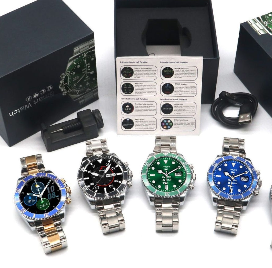 PowerTech Smartwatch – Stylish Health Monitor