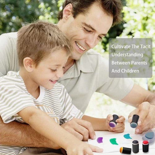 ColorPlay – Creative Finger Paint & Stamp Set
