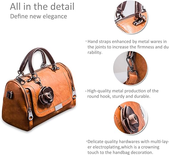 Dahlia - Classic Boston Bag