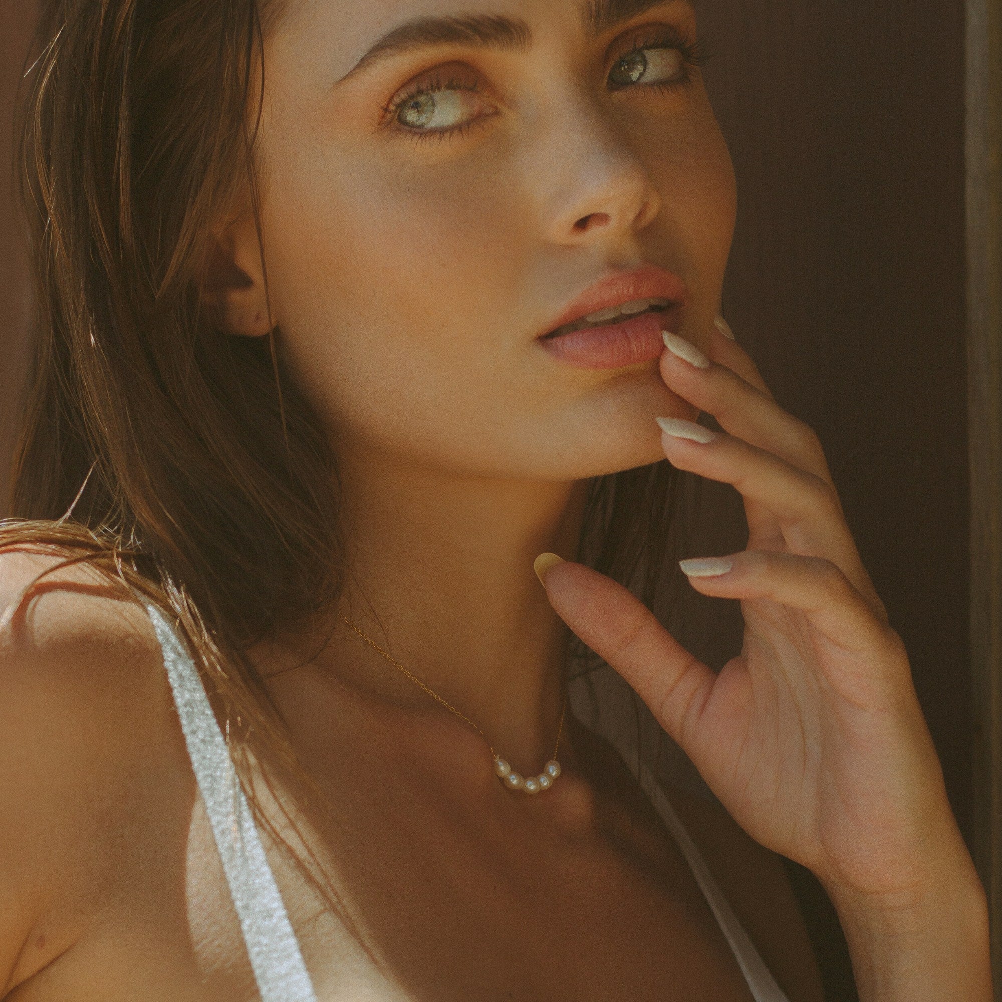 Celina - Necklace with Luxe Freshwater Pearls for Women