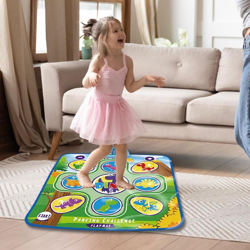 RhythmGlow - Interactive LED Dance Mat for Kids