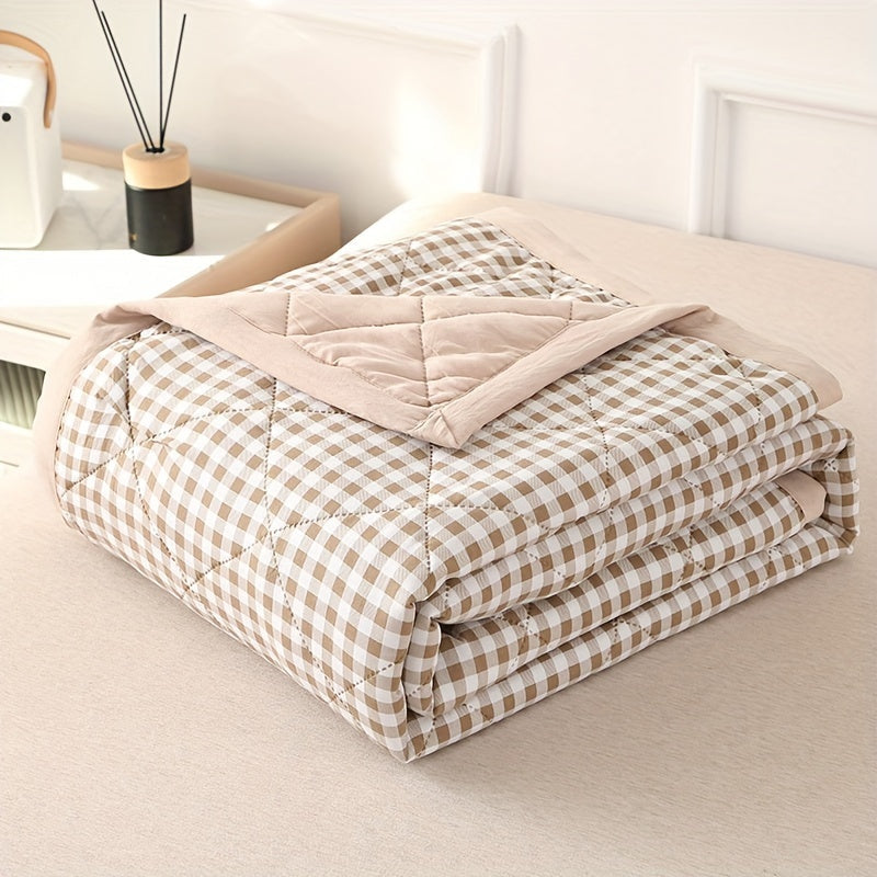 Preppy Plaid Summer Blanket - Cool Nights