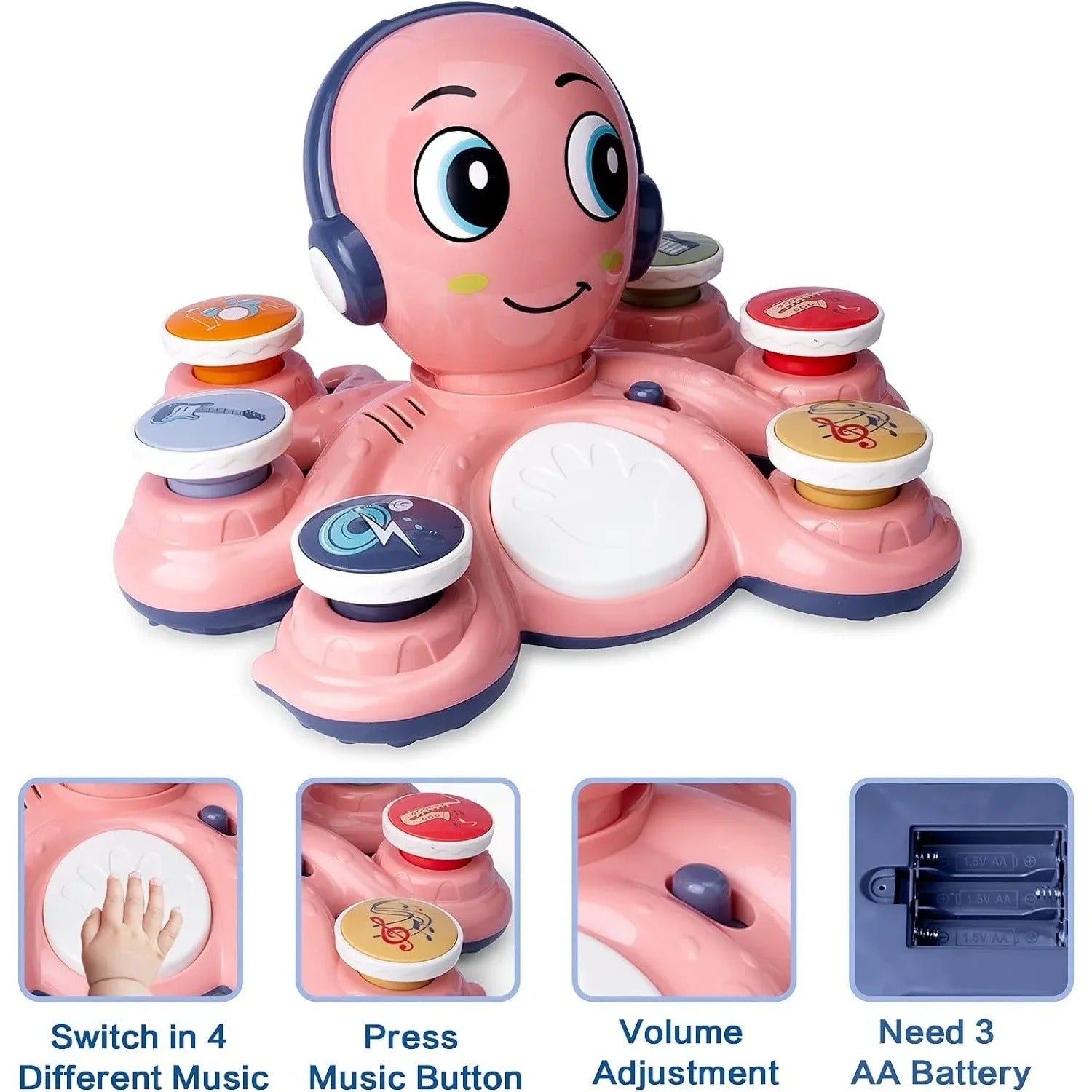 OctoJam - Creative Musical Toy for Young Talents