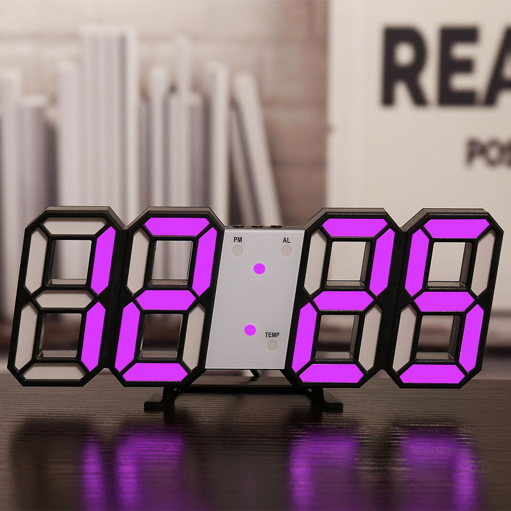 DomoClock - Modern Digital Wall Clock for Your Home