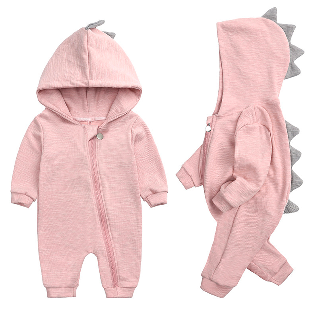 DinoDream - Cute Hooded Baby Romper