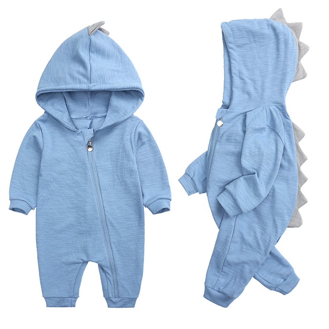DinoDream - Cute Hooded Baby Romper