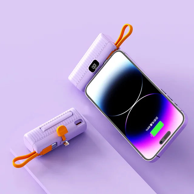 PowerPod Charger - Compact 3000mAh Wireless Portable Power Bank