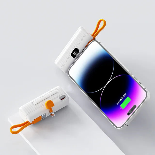 PowerPod Charger - Compact 3000mAh Wireless Portable Power Bank