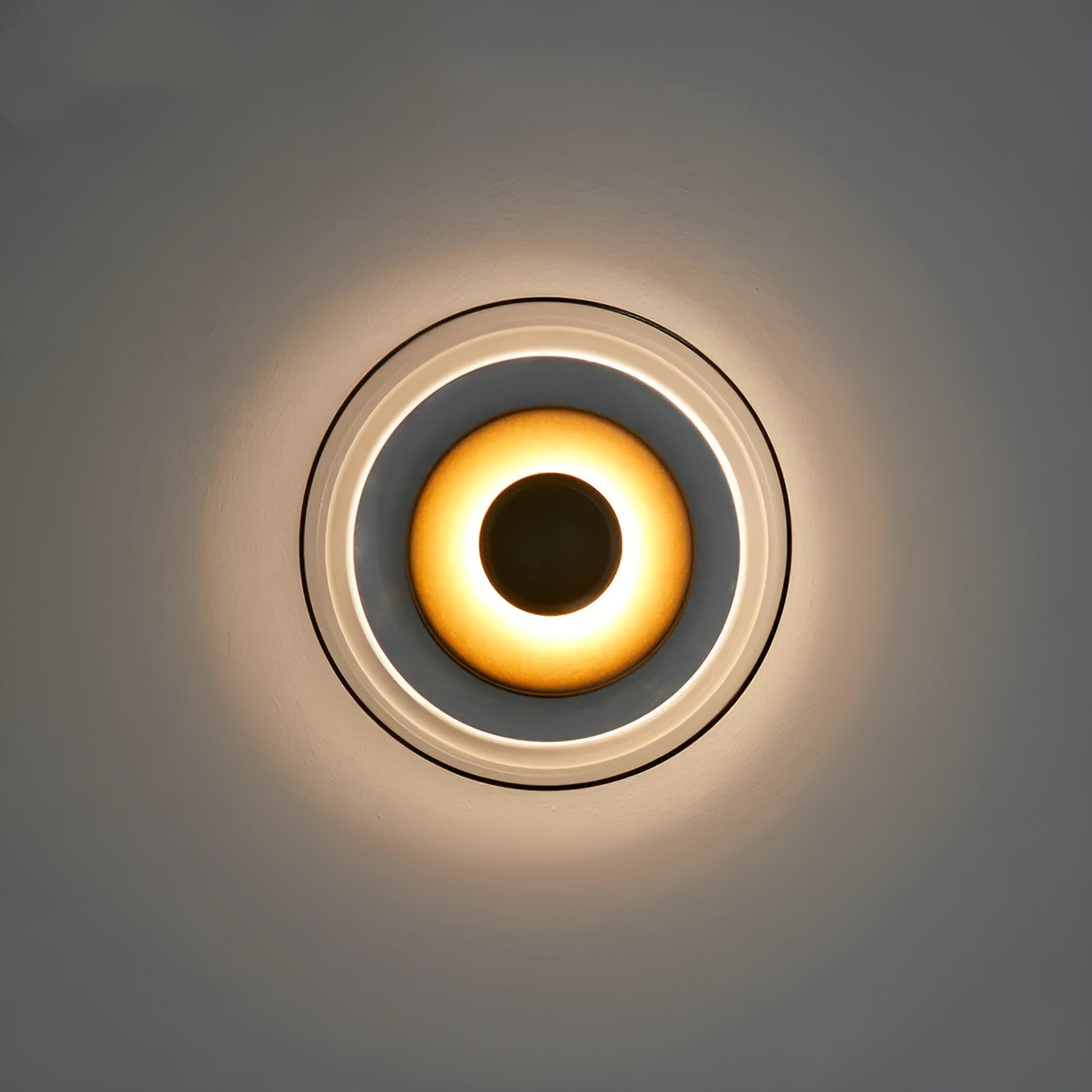 Nordic Glow LED Wall Lamp - Glass & Gold Accents