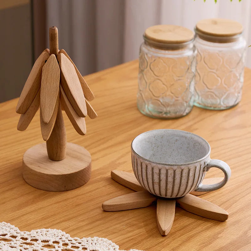 Wooden Coasters - Handcrafted Drink Coaster Set
