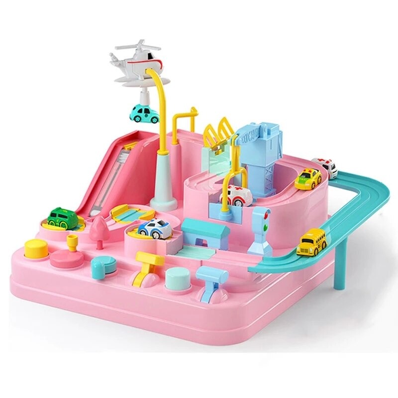 TurboCity - Toy Race Track with Curves