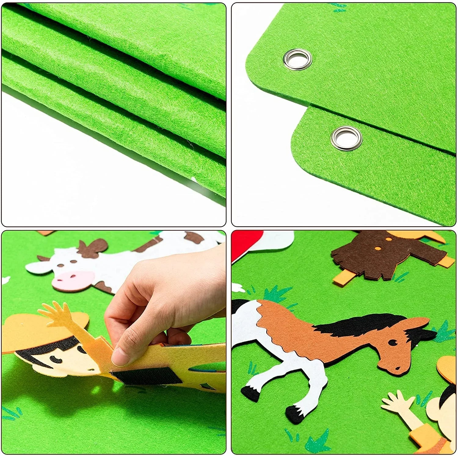 Animal Felt Board - Educational Play Set
