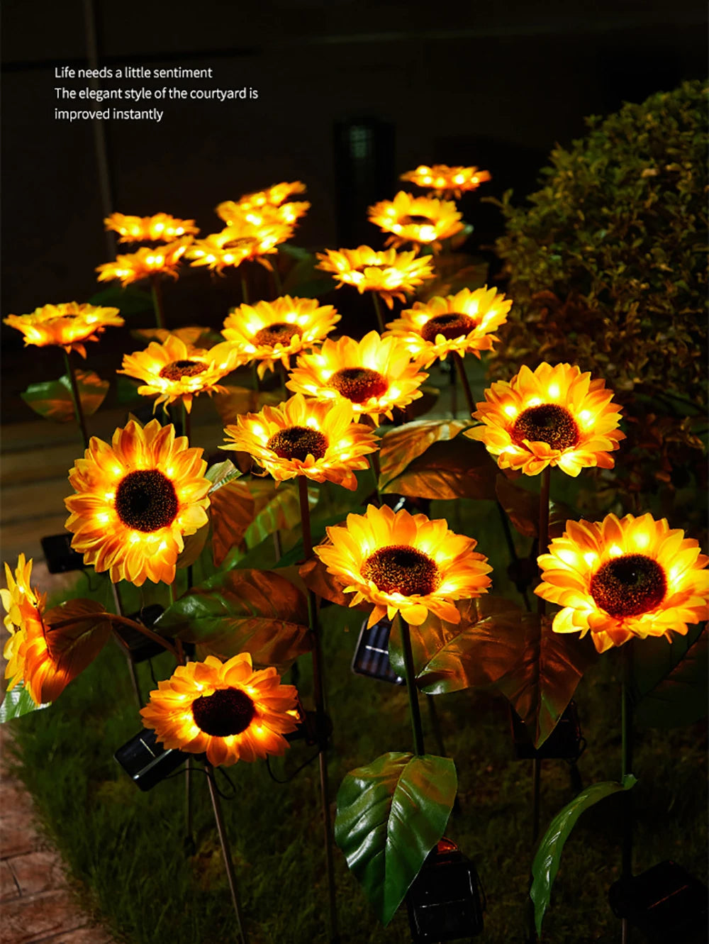 SolarBloom - Realistic Sunflower Garden Light