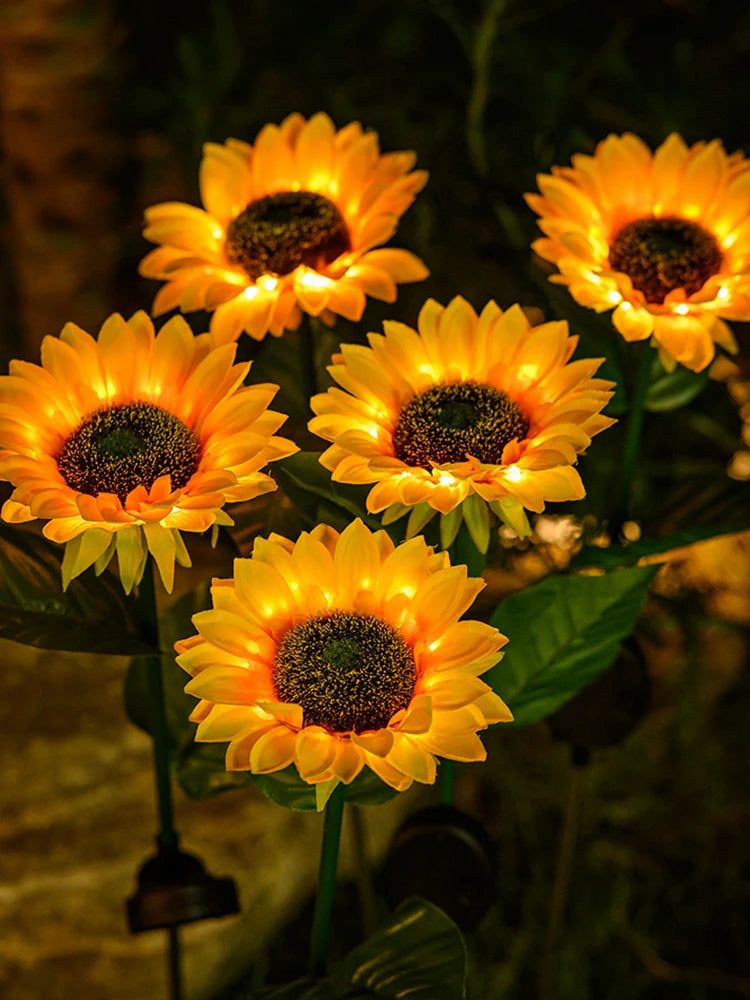 SolarBloom - Realistic Sunflower Garden Light