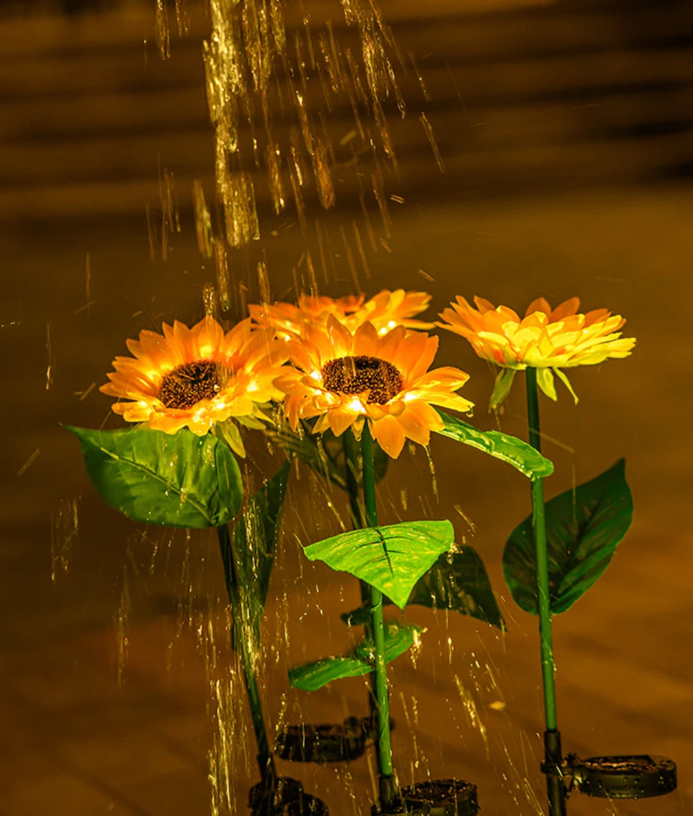 SolarBloom - Realistic Sunflower Garden Light