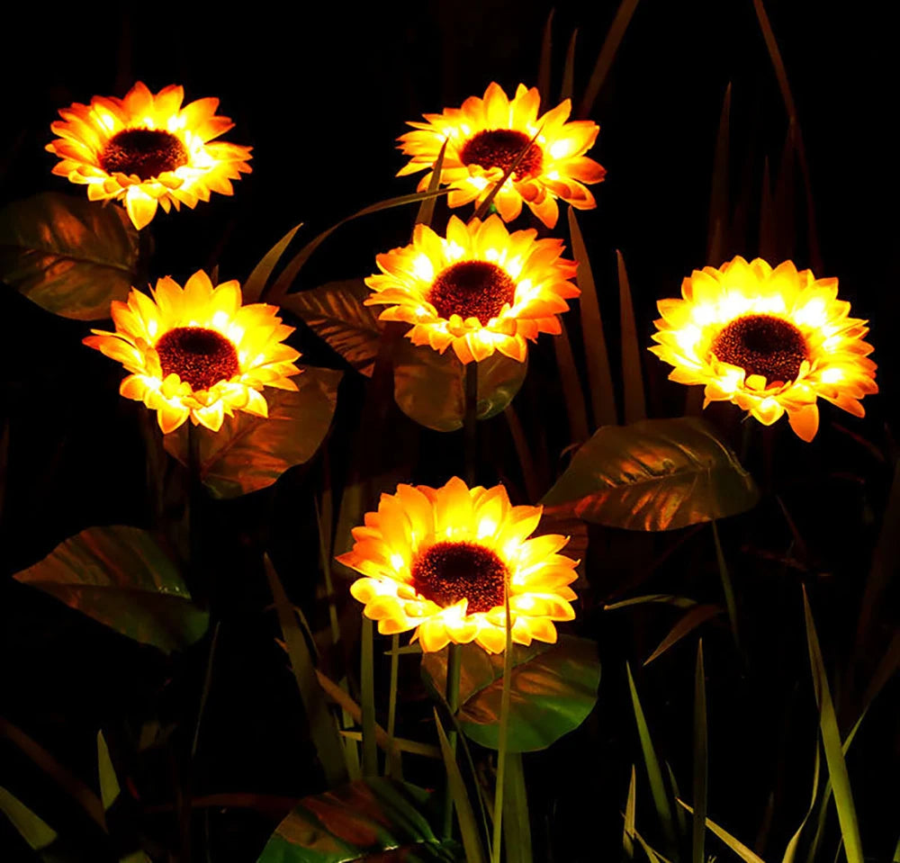 SolarBloom - Realistic Sunflower Garden Light