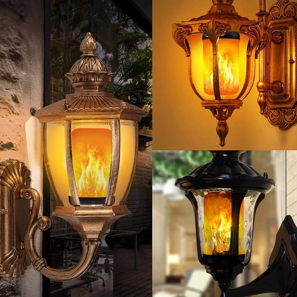 FlameGlow LED Party Lamp - 4 Flame Modes