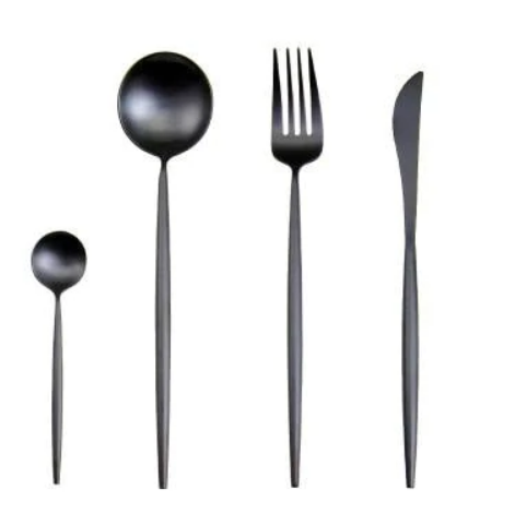Luxe 24-Piece Gold-Silver Cutlery Set