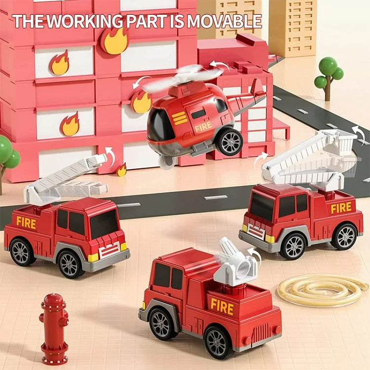 FunCity Trucks – Light & Sound Toy Play Set