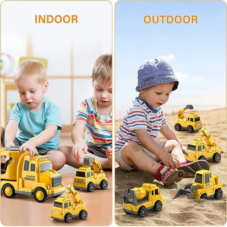 FunCity Trucks - Light and Sound Truck Play Set for Kids