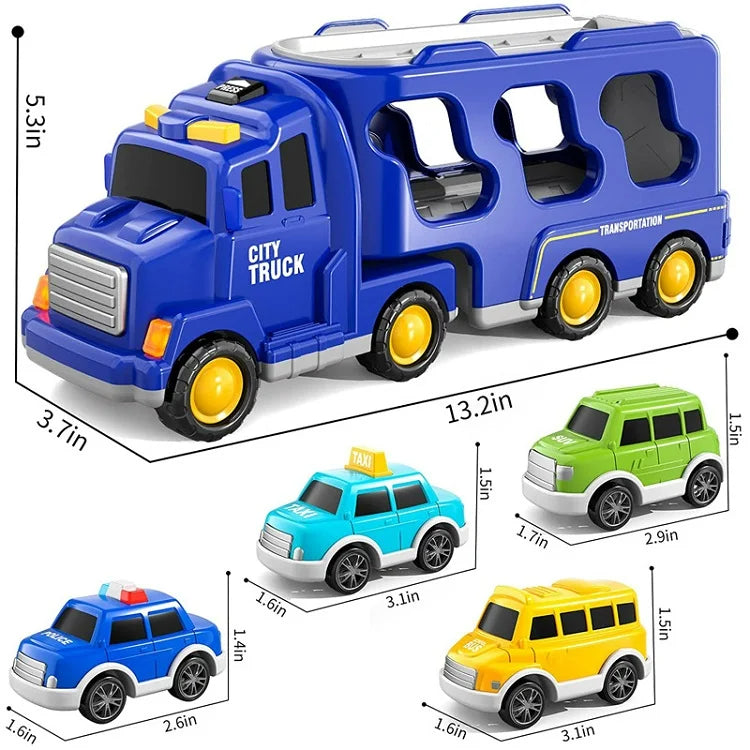 FunCity Trucks – Light & Sound Toy Play Set