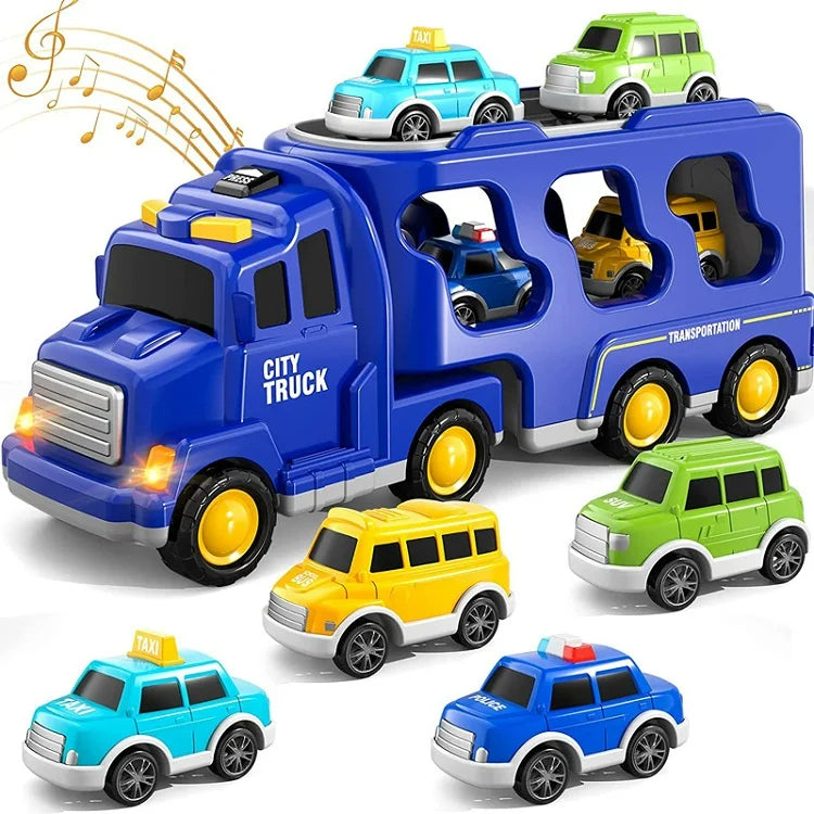 FunCity Trucks – Light & Sound Toy Play Set