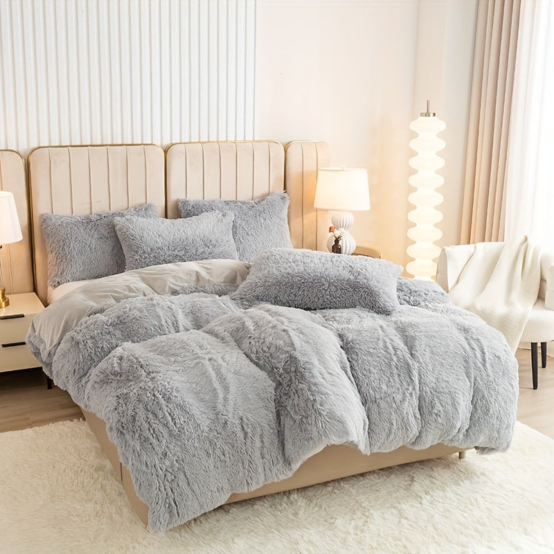 Ultra-Soft Plush Duvet Cover Set - Zipped