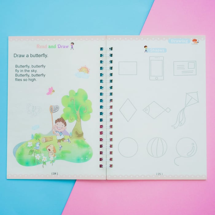 ScribbleJoy - Reusable Educational Writing Book