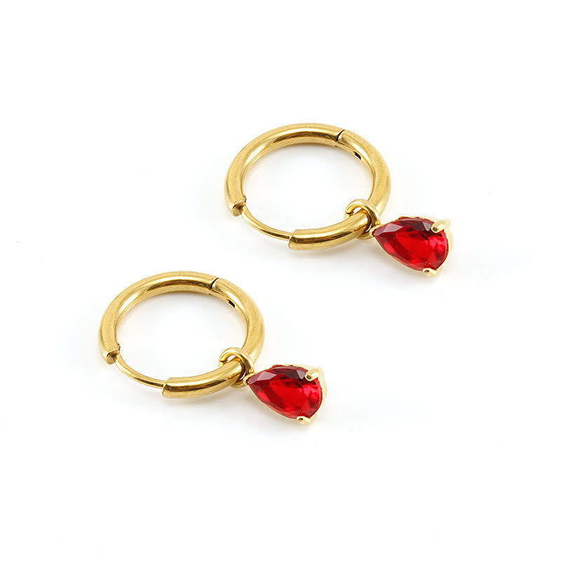 Liora - Garnet Birthstone Jewellery Set for Women