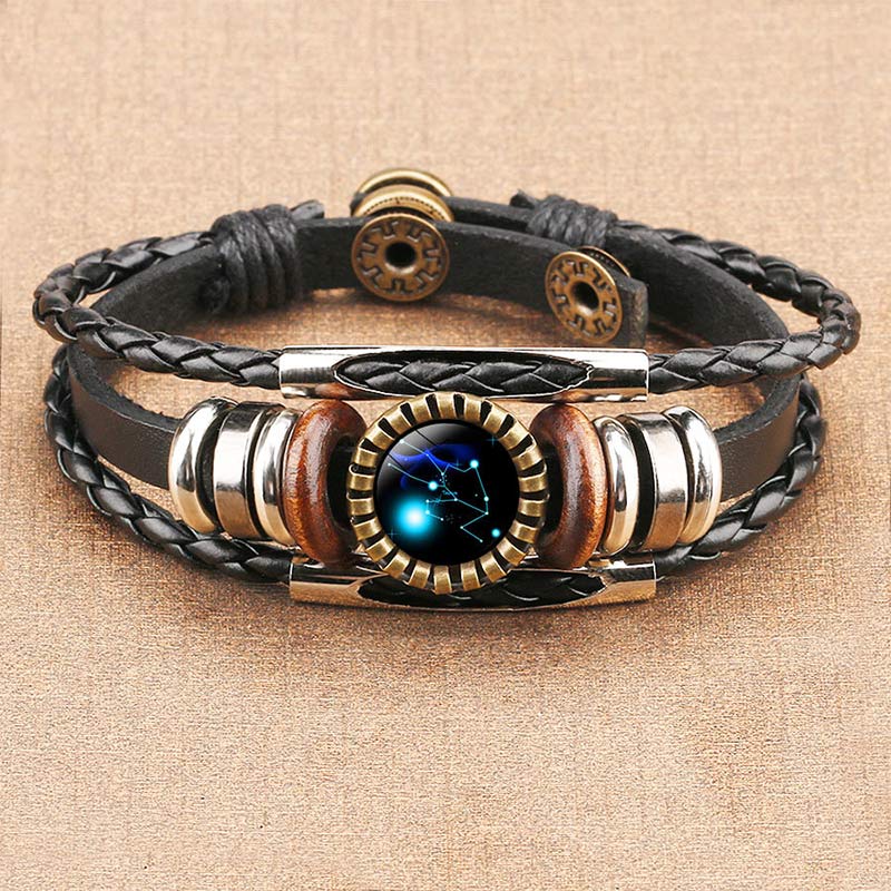 Zodiac - Retro Stainless Steel Bracelet