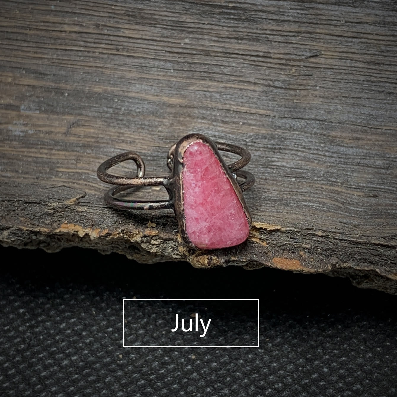 Selina - Natural Raw Birthstone Ring for Women