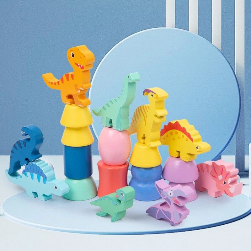 DinoStack Game - Creative Dinosaur Stacking Game for Kids