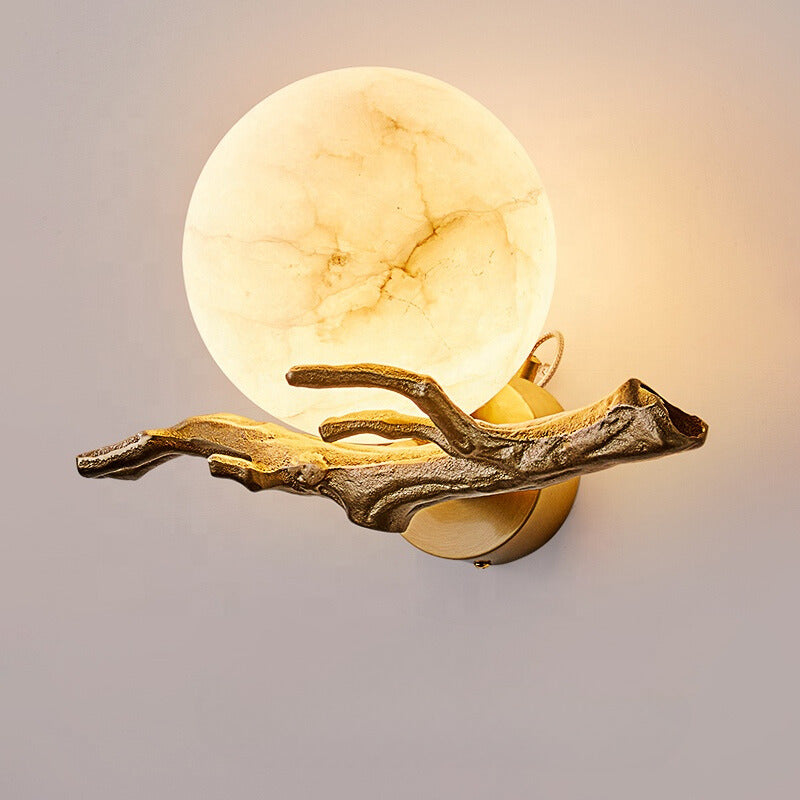 LumeMarble – Elegant Marble Wall Lamp | Modern LED Lighting