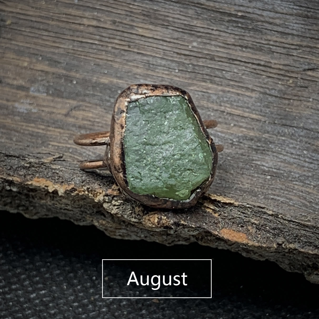 Selina - Natural Raw Birthstone Ring for Women