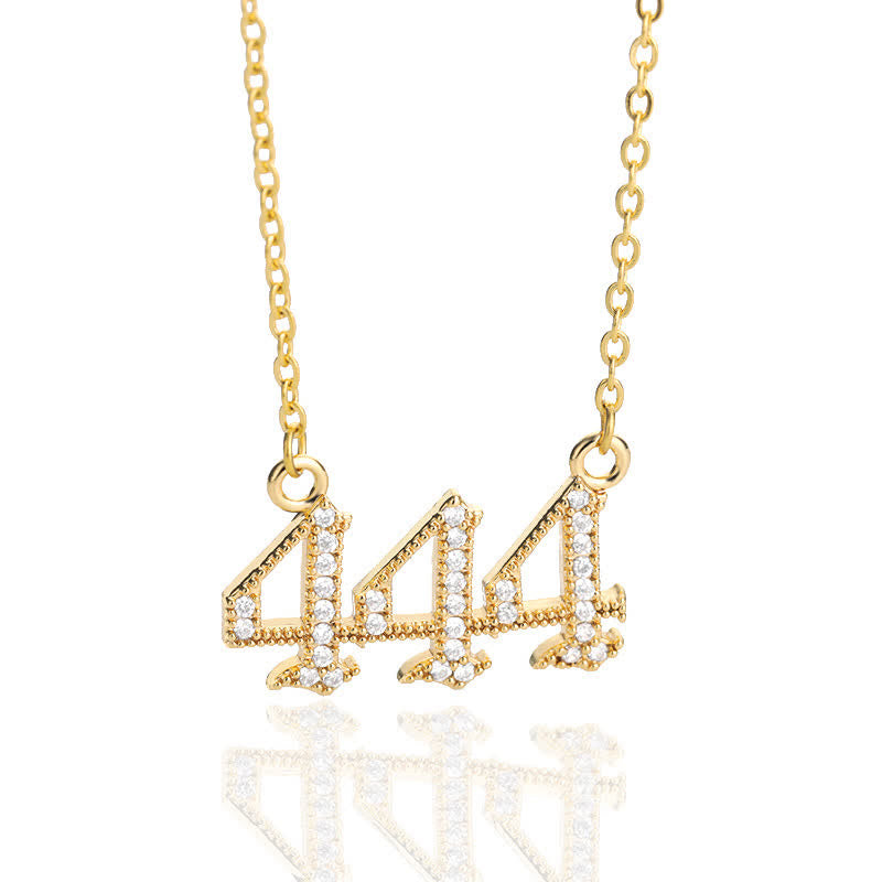 Zirconia - Angel Numbers Necklace for Women