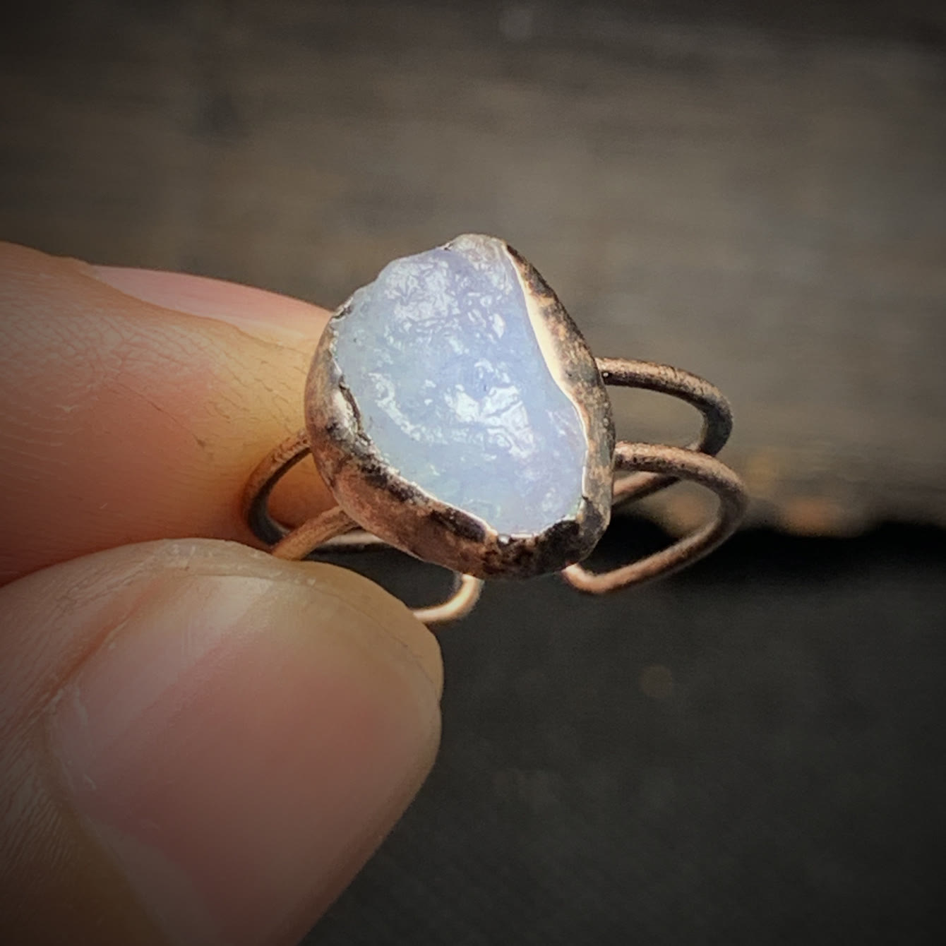 Selina - Natural Raw Birthstone Ring for Women